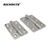Heavy Duty Cabinet Door Hinge Stainless Steel Square Corners Super Bearing Capacity