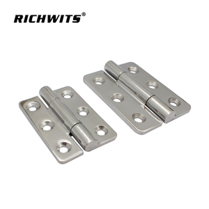 Heavy Duty Cabinet Door Hinge Stainless Steel Square Corners Super Bearing Capacity