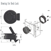 plastic marine latch boat hardware 