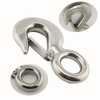 Stainless Steel Wall Heavy Duty Crane Hook Safety Latch Block Hook