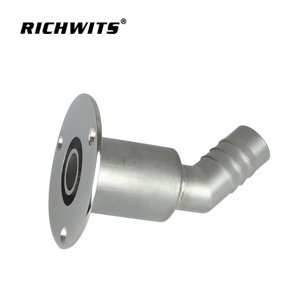 Marine Hardware Tube Pipe Socket Hardware for Diesel Parking Heaters SS316 Thru Hull