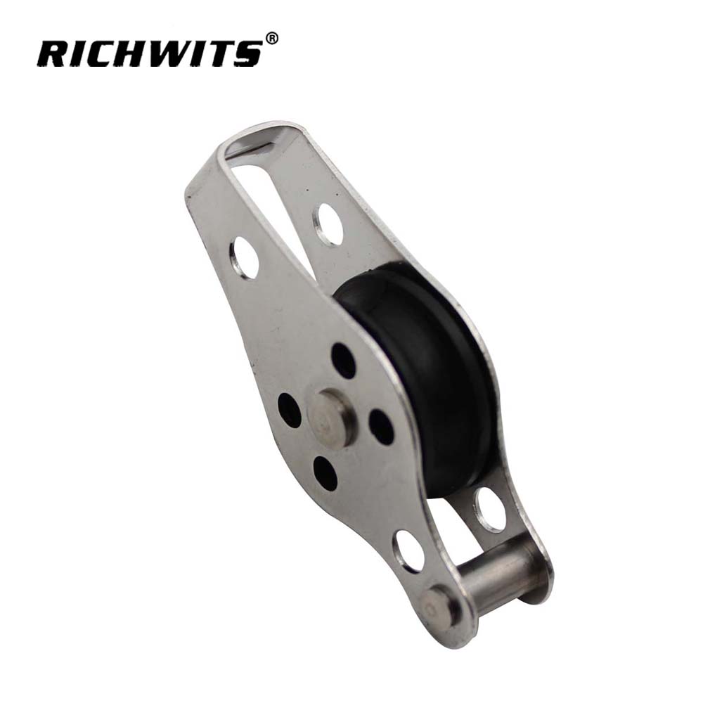 304 /316 Hardware Stainless Steel Wire Rope Hanging Wire Towing Wheel 608 Pulley