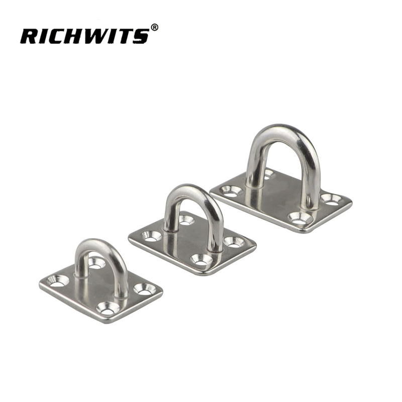 High Quality Marine Rigging Stainless Steel 304/316 Square Eye Plate and Hook for Ship