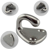 Marine Grade Hardware Fending Hook 316 Stainless Steel Pad Eye Fender Hook
