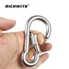 Stainless Steel Safety Screw Lock Nut Carabiner Hook