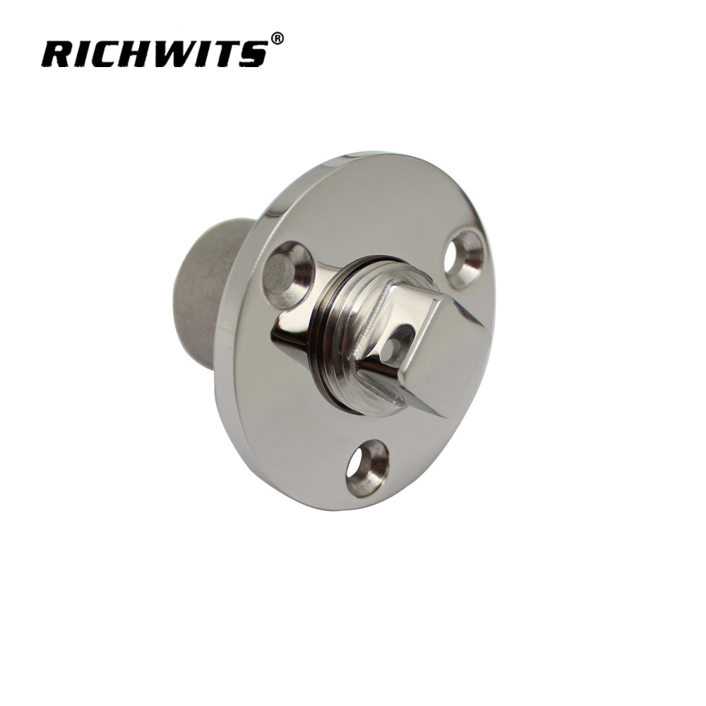 Marine Kayak Stainless Steel Round Stern Wire Block Cabin Embolization Screw Drain Plug