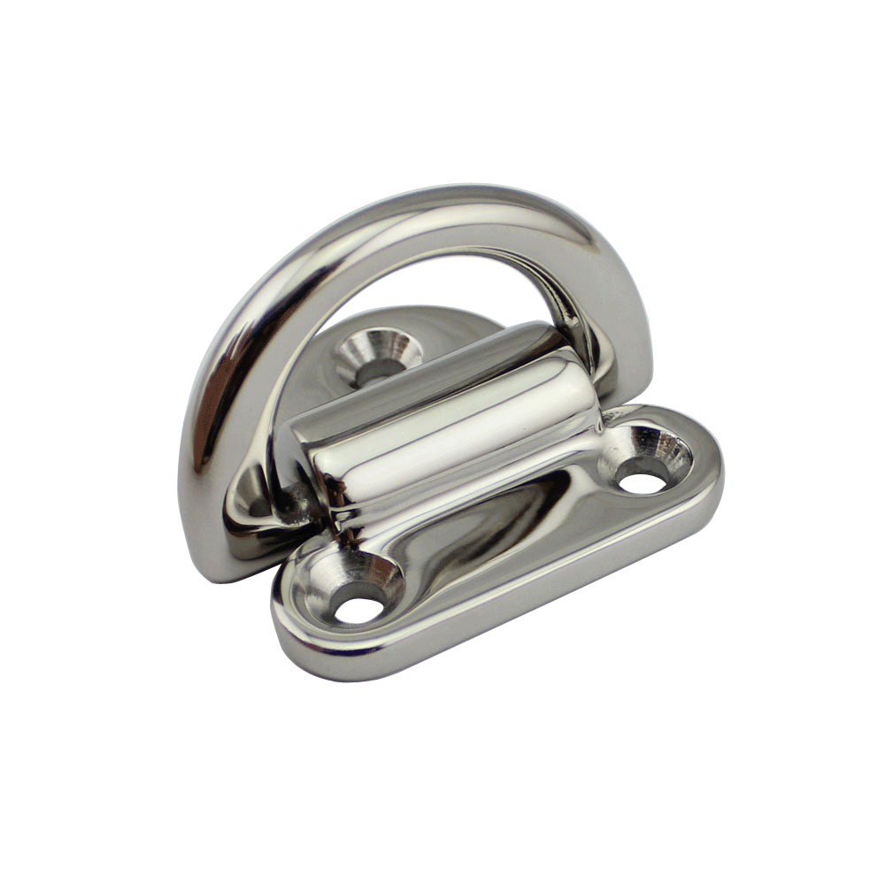 Marine Hardware High Mirror Polished Marine Boat Latch D Ring Folding Pads Eye
