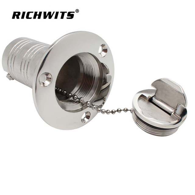 Marine Hardware Deck Filler Stainless Steel 316