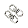 Stainless Steel Ringing Link Chain Swivel Ring Eye Swivel Hook Eye and Eye 360 Swivel