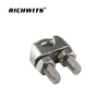 Stainless Steel 304/316 Wire Rope Cross Clip Din741 Wire Rope Saddle Clamp Wire Cable Clamp