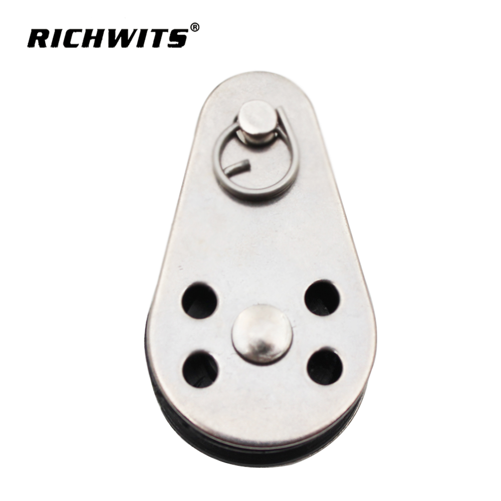 Rigging Hardware Wire Rope Hanging Wire Towing Wheel SS304 Pulley Block