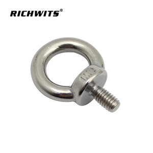 Manufacturing Stainless Steel Boat Accessories Marine Hardware Eye Bolt Screw DIN 580 Type Lifting Eye Bolt
