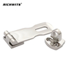 Hasp & Staple 316 Stainless Steel Heavy Duty Cast Locker Cabin Hatch Swivel Lock