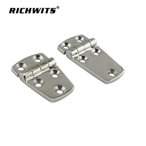 Marine Hardware 316 Stainless Steel Heavy Duty Casting Mirror Polish Door Butt Hinge for Boat Yacht
