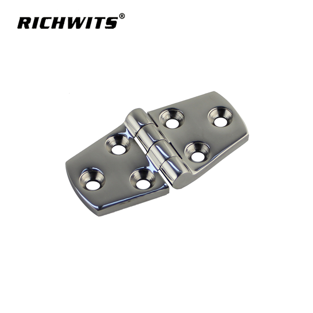 Marine Grade Stainless Steel 316 Polished Casting Heavy Duty Door Hinges for Boat