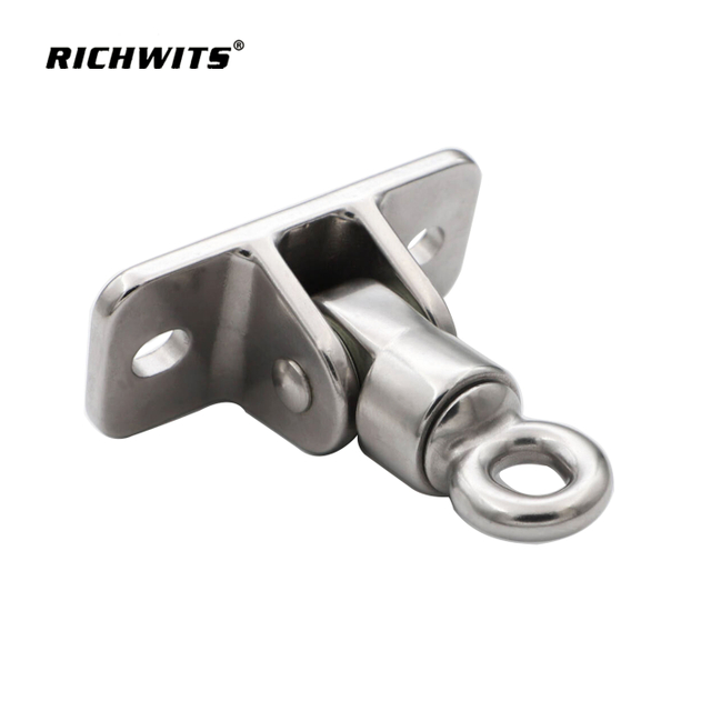  Stainless Steel 304 Marine Hardware Rotary Plate Ring Swing Frame Hammock Hang Kit