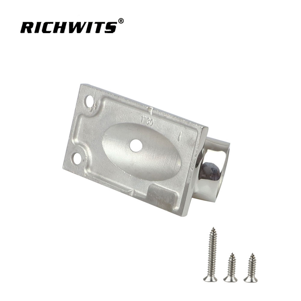  Marine Hardware 30 Degree Rectangular Rail Base for Ship Yacht 316 Stainless Steel 