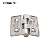 Mirror-Polished Stainless Steel 304 Steel Pad Round Four Hole Hinge