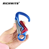 Metal Outdoor 7075D Automatichook Aviation Aluminum Rock Climbing Small-mesh Hook Fixing Device Carabiner Hook73*140