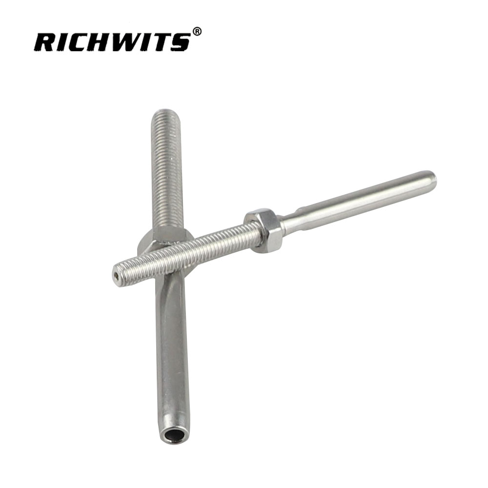 Hardware Strainless Steel 316 Straight Rod Connector