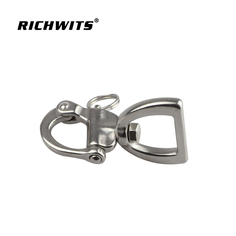 Marine Hardware D Ring Snap Shackle Rigging Hardware Stainless Steel 316 Shackle 