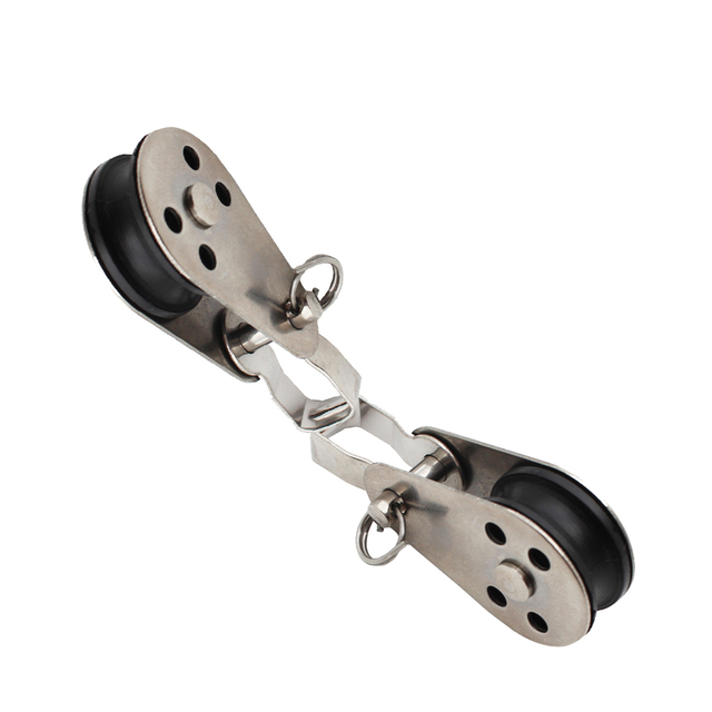 Marine Hardware Stainless Steel 304 /316 Wire Rope Hanging Wire Towing Wheel 607 Pulley Block