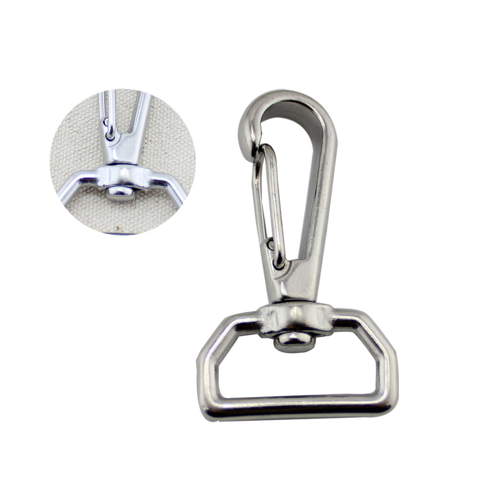 Rigging Hardware Swivel Snap Hook Stainless Steel Dog Leash Carabiner Hook