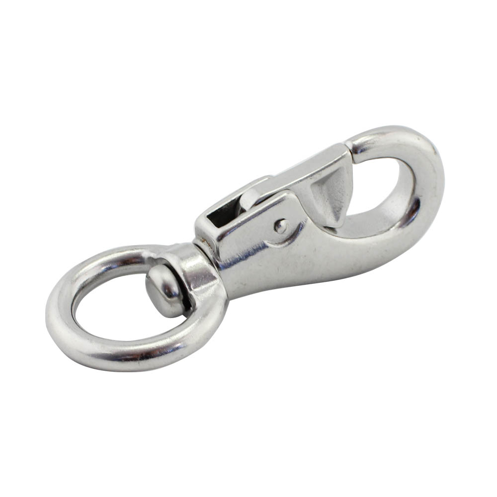 Carabiner Spring Snap Hook 316 Stainless Steel Bull Swivel Snap Hook