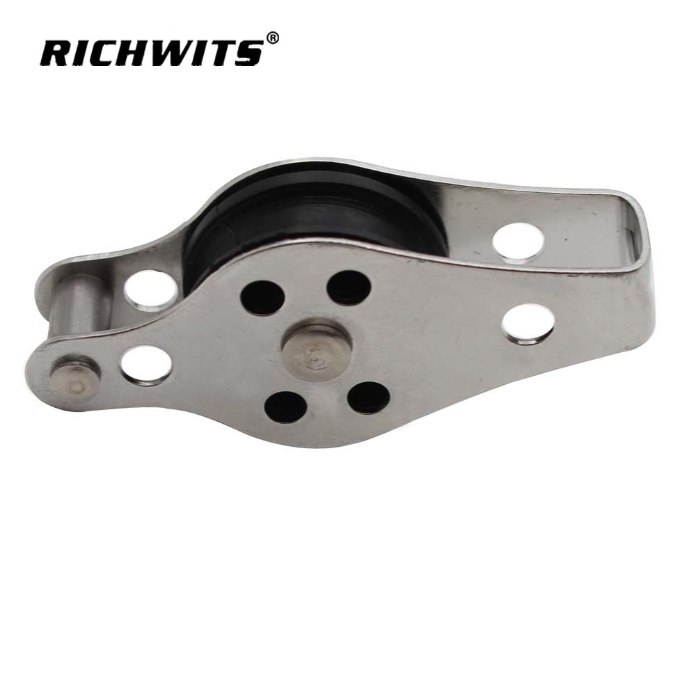 304 /316 Hardware Stainless Steel Wire Rope Hanging Wire Towing Wheel 608 Pulley