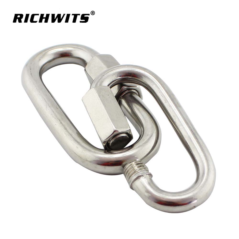 Rigging Hardware Quick Link Stainless Steel 304 Snap Hook Carabiner C Hook