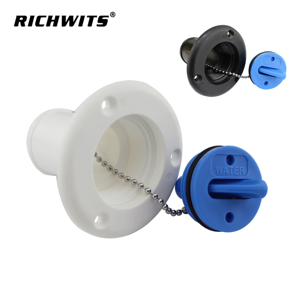Marine Hardware Deck Filler Socket of Water Plastic 38mm