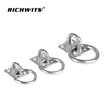 Hardware Square-shaped Eye Pad Stainless Steel Mooring Rings Eye Plate 5/6/8mm