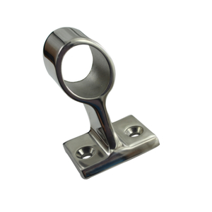Stainless Steel 316 Bracket Boat Hand Rail Fitting 60 Degree Center Stanchion 7/8 Pipe