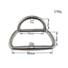 Heavy Duty Metal Marine Hardware Stainless Steel 316 Towing Ring Handle for Boat Yacht Rv.