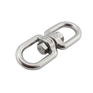 Stainless Steel Ringing Link Chain Swivel Ring Eye Swivel Hook Eye and Eye 360 Swivel