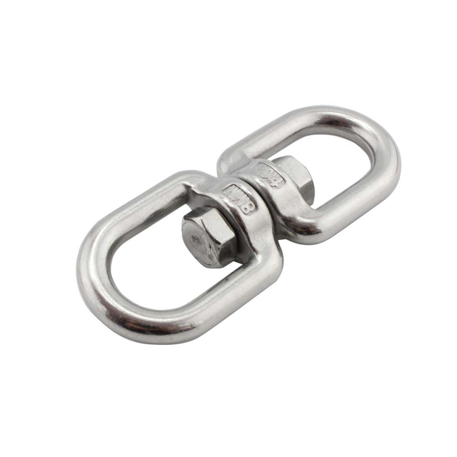 Stainless Steel Ringing Link Chain Swivel Ring Eye Swivel Hook Eye and Eye 360 Swivel