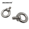 Manufacturing Stainless Steel Boat Accessories Marine Hardware Eye Bolt Screw DIN 580 Type Lifting Eye Bolt