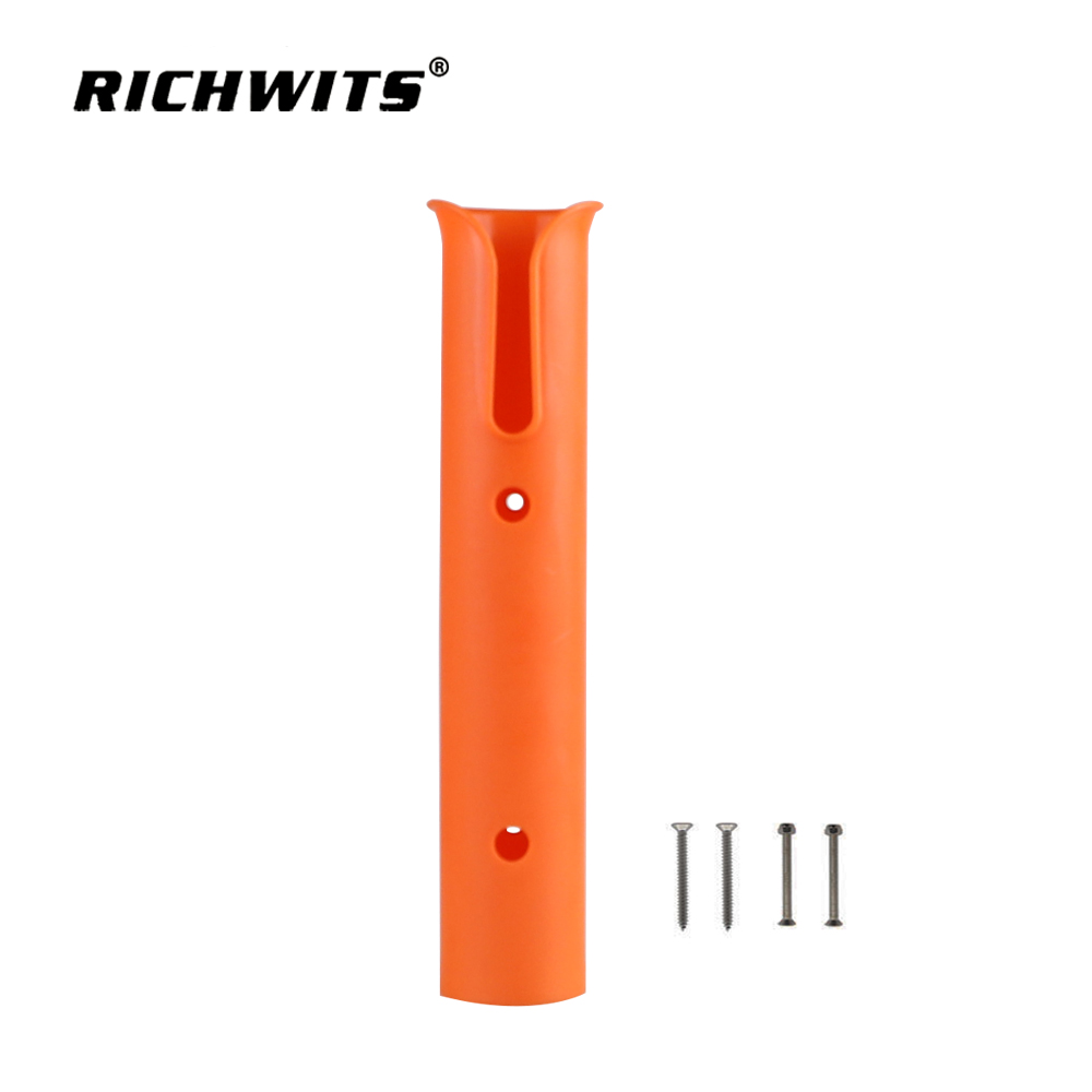 Portable Lightweight Fishing Rod Accessories Durable Single Tube Mount Bracket Socket Rack ABS Plastic Fishing Rod Pole Holder