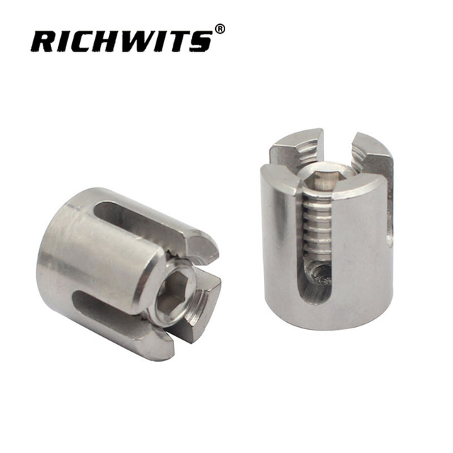 Rigging Hardware Stainless Steel 316 Wire Rope Cross Trellis Clamp 5mm Wire Cross Clips Wire Rope Clamp