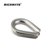 Boat Hardware Rigging Thimble Stainless Steel Rigging Wire Rope Thimble for Clip