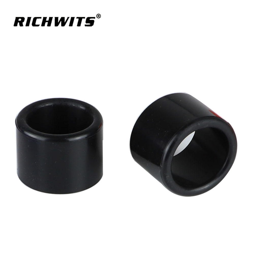 Black Rubber Fishing Rod Holder Tackle Cap Kit Fit for Rod Holder Pole Rest Rack Insert Protectors