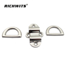 Marine Hardware Material Stainless Steel Pad Eye Safety Hasp & Staple Lock for Boat