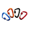 Outdoor Sports Metal Marine Hardware Aviation Aluminum D-shaped Carabiner Rock Climbing Insurance Hook