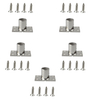 Marine Hardware Accessories Stainless Steel 316 90 Degree Rectangular Rail Base for Boat Yacht 