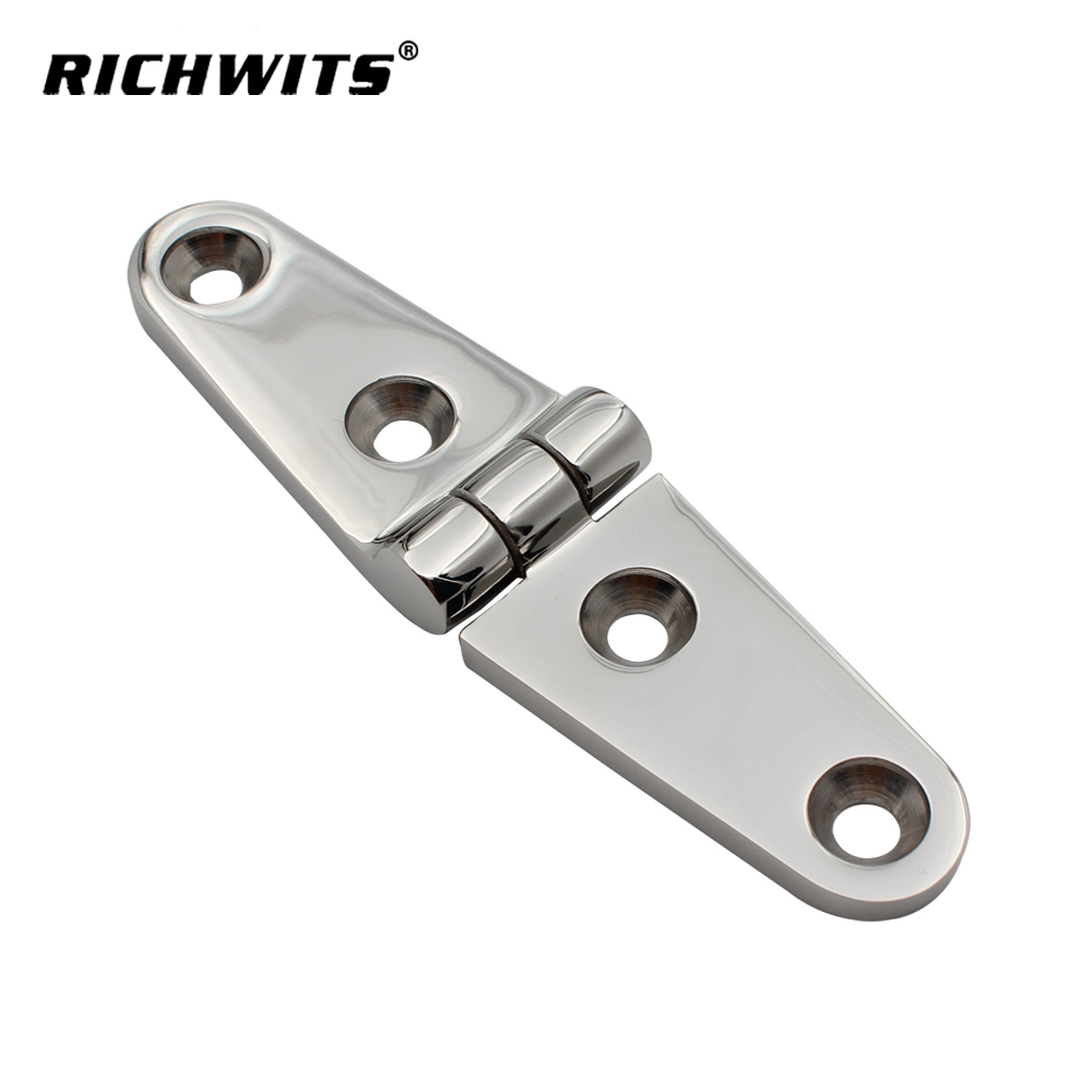 Marine Hardware Stainless Steel 316 Casting Symmetrical Boat Hinges for Furniture