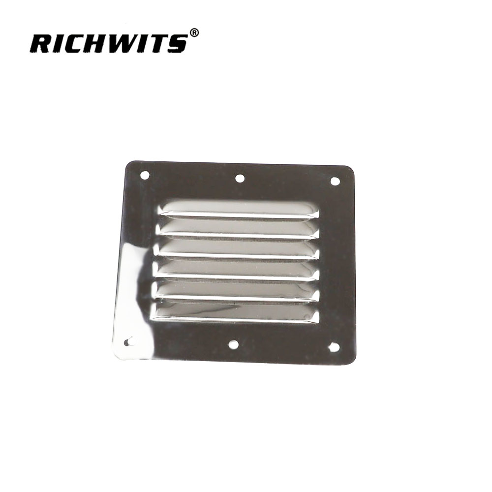 Marine Grade Stainless Steel 316 Boat Marine Square Air Vent Louver Vent Grill Louvered Grill Cover