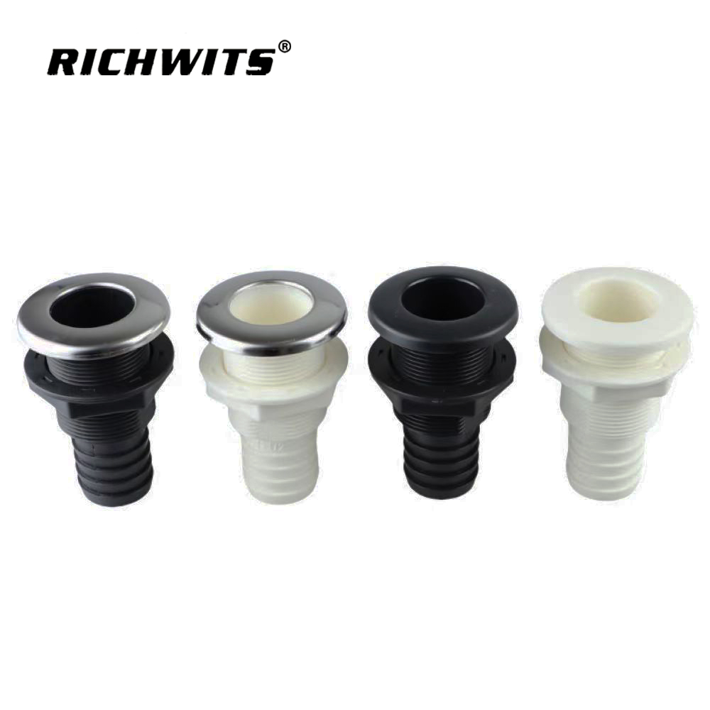 Marine Hardware Plastic Through Hull Outlets Plastic Thru Hull for Hose