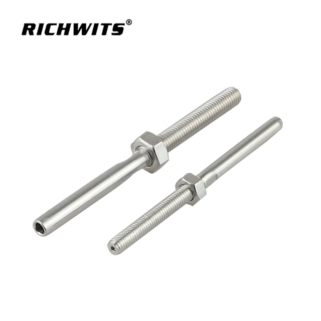 Hardware Strainless Steel 316 Straight Rod Connector