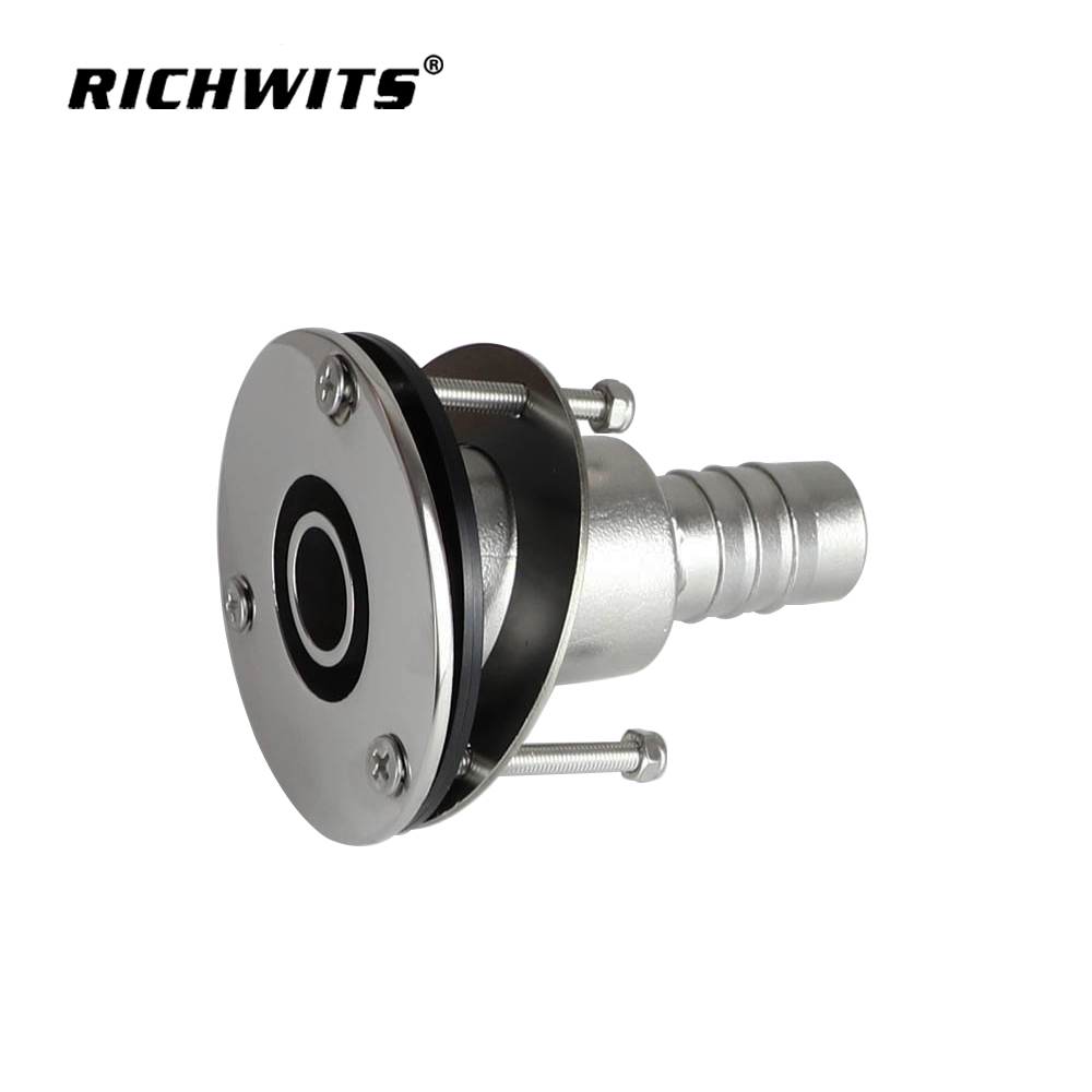 Marine Heater Thru Hull Exhaust Skin Fitting 316 Stainless Steel Boat Latch