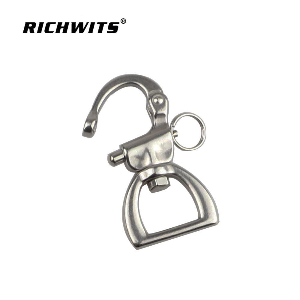Marine Hardware D Ring Snap Shackle Rigging Hardware Stainless Steel 316 Shackle 
